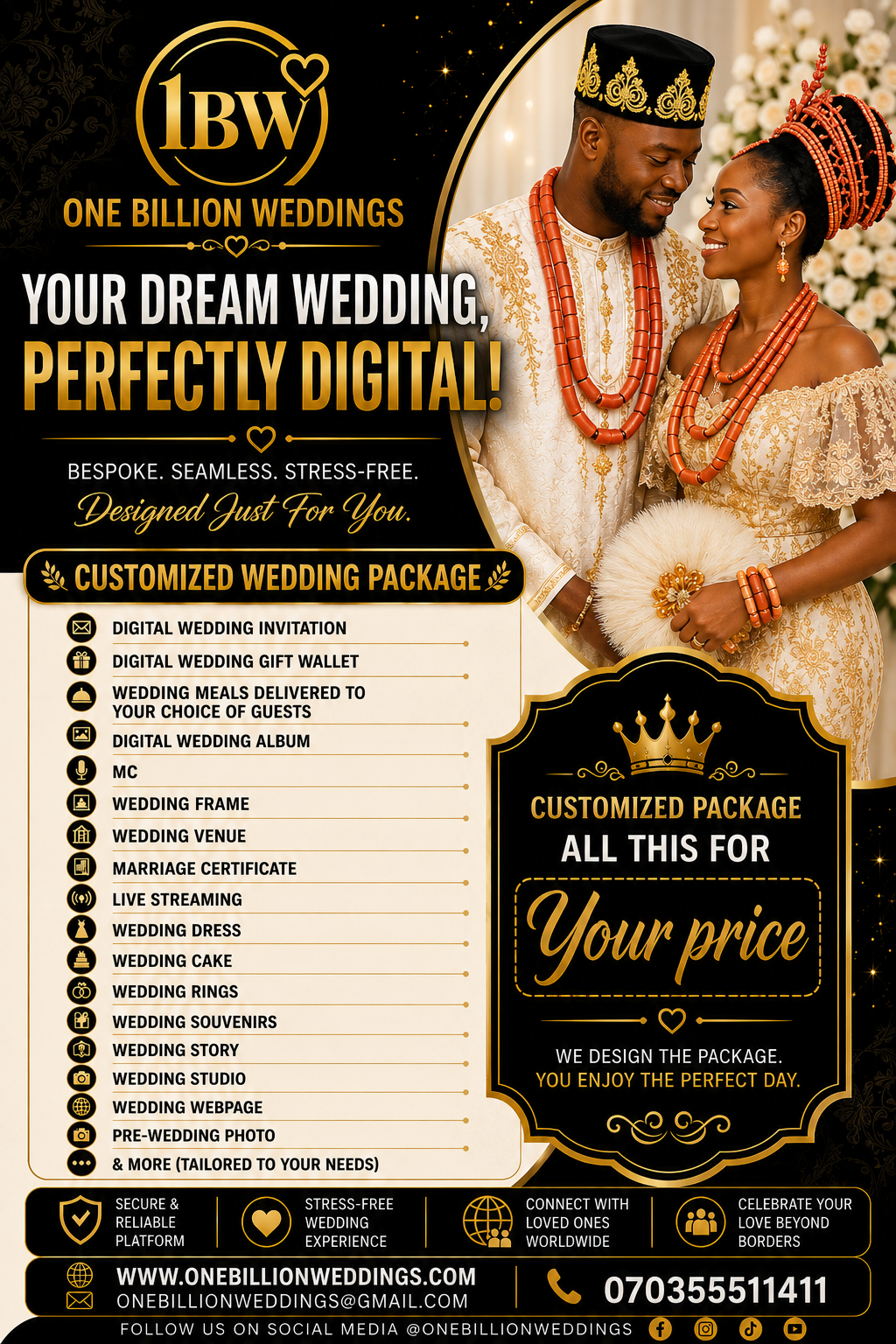 Customized Wedding Package