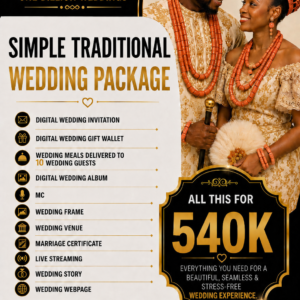 Simple Traditional Wedding Package