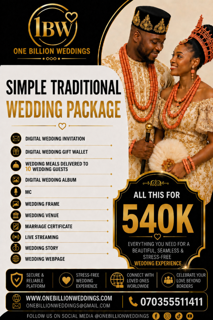 Simple Traditional Wedding Package